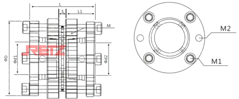 进口八螺丝高刚性单膜片账套联轴器(45#钢)3.jpg