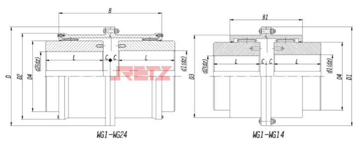 进口鼓形齿式联轴器(WG)结构图.jpg